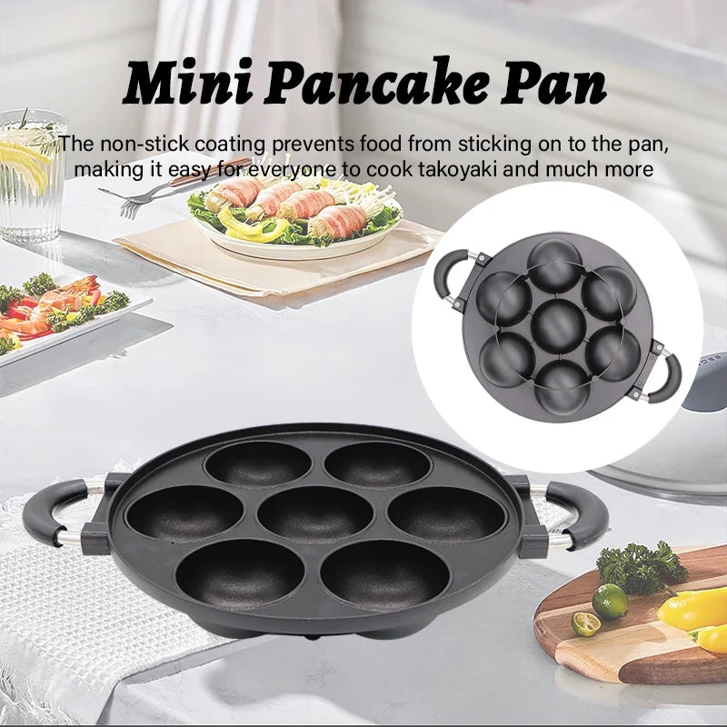Cast iron Non-Stick Cooking Skillet For Breakfast