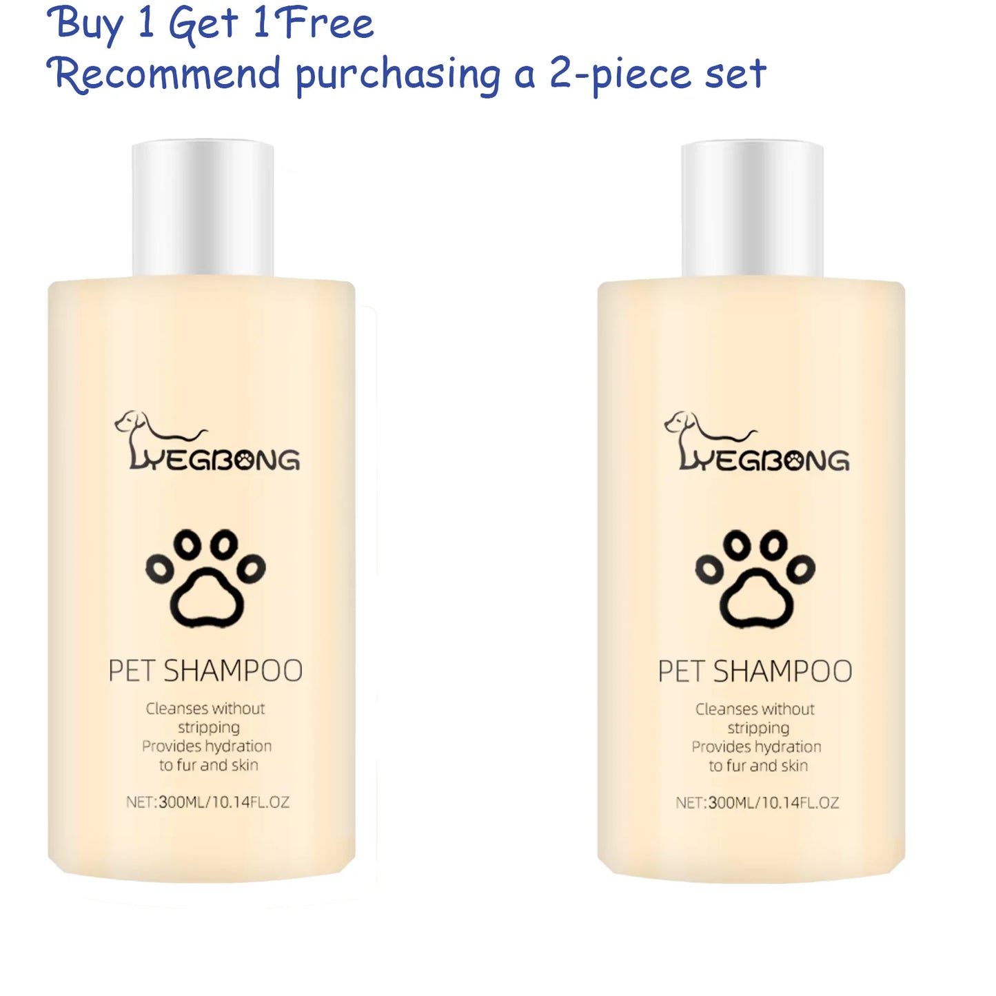 Dog Wash Shampoo Flea & Mite Killer Dirt Removal