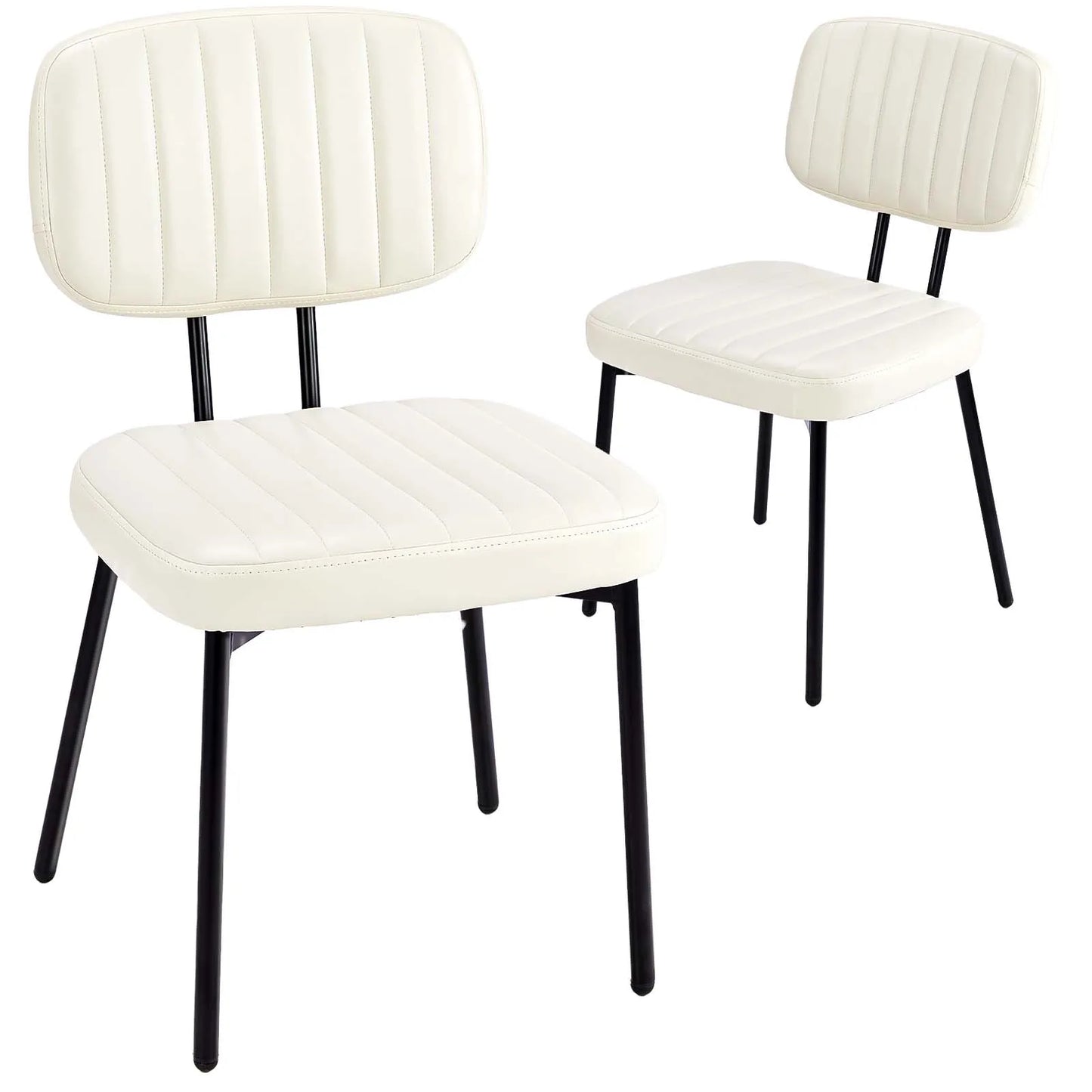 Faux Leather Modern Dining Chairs For Kitchen & Dining Room