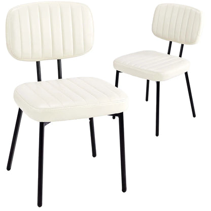 Faux Leather Modern Dining Chairs For Kitchen & Dining Room