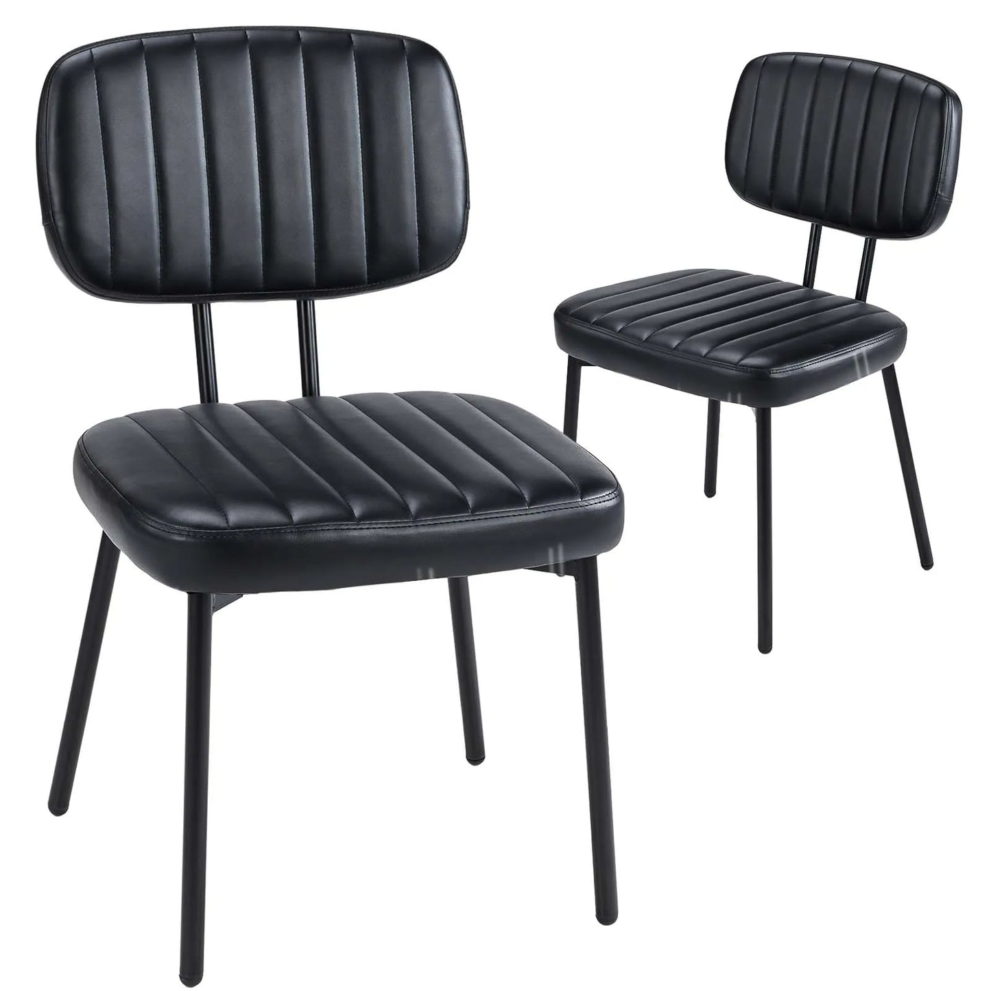 Faux Leather Modern Dining Chairs For Kitchen & Dining Room