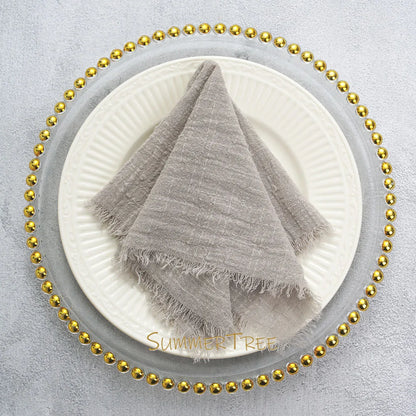 24 Pack Cotton Gauze Napkins For Wedding