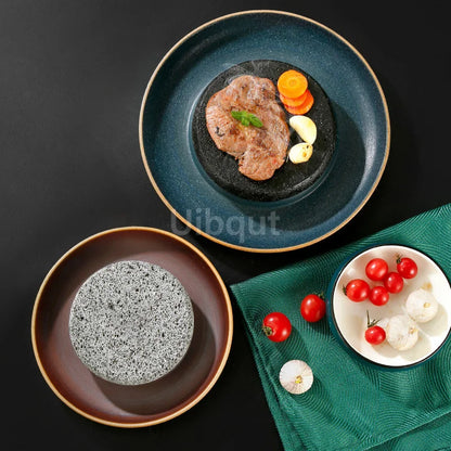 Creative Ceramic Dining Steak Plate Stone Tableware