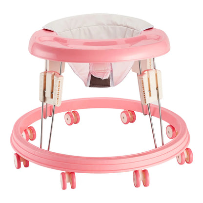 Baby Walker Foldable Multi-Function Anti-Rollover Walker Brake Design