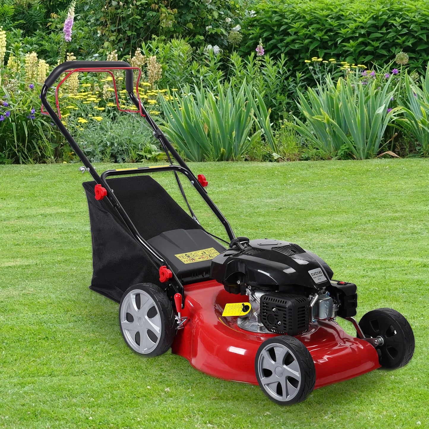 Self Propelled Lawn Mower with 50L Gas Tank