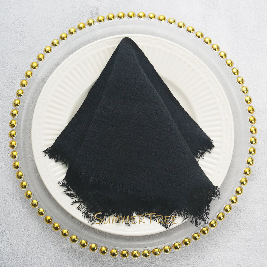 24 Pack Cotton Gauze Napkins For Wedding