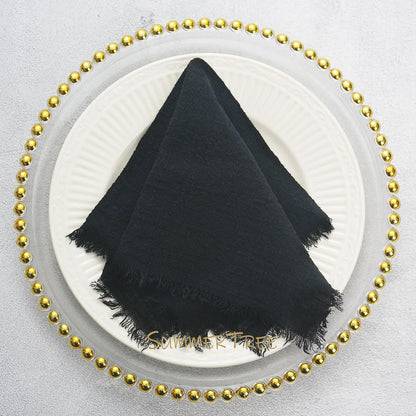 24 Pack Cotton Gauze Napkins For Wedding