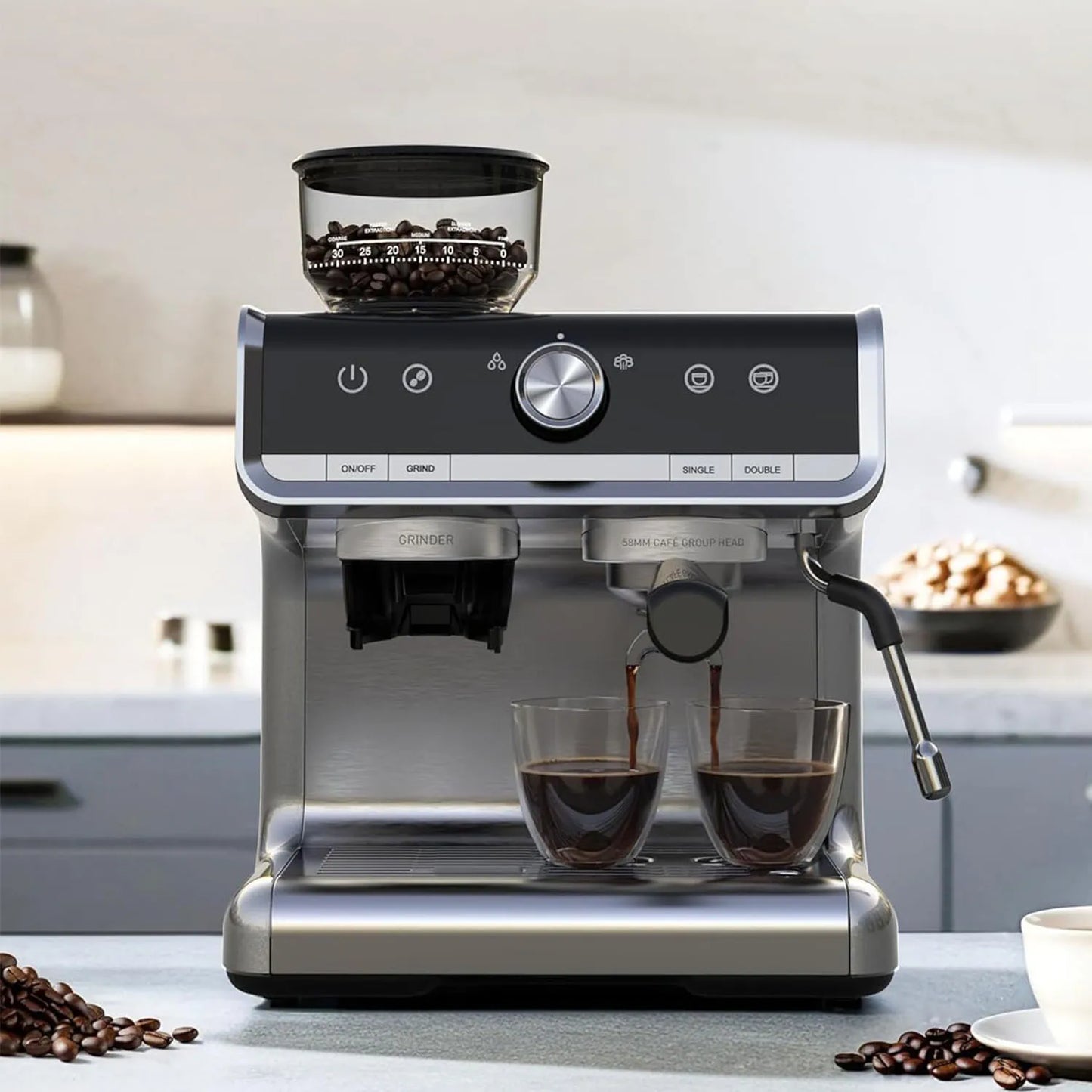 20 Bar Espresso Coffee Machine For Coffee Lover