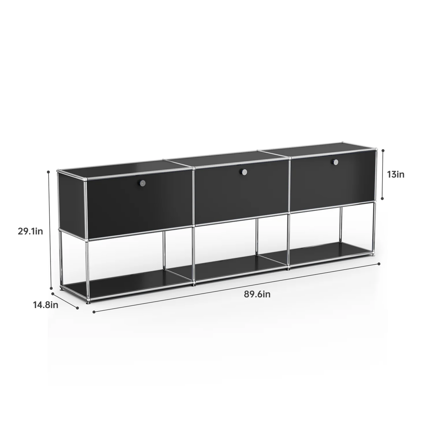 Modern Storage Cabinet Versatile Free-Standing Organizer For Bedroom