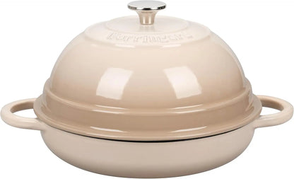 6 Quart Cast Iron Enameled Dutch Oven With Lid