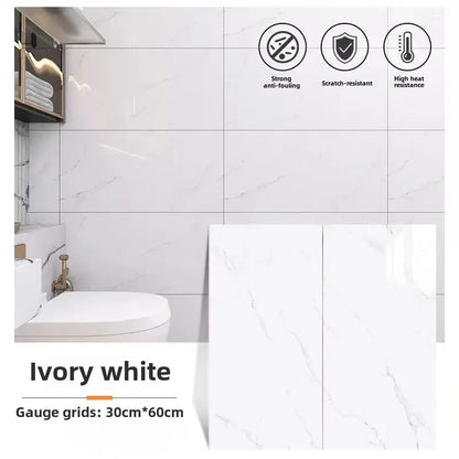 Self Adhesive Marble Stickers PVC Tiles Kitchen Bathroom