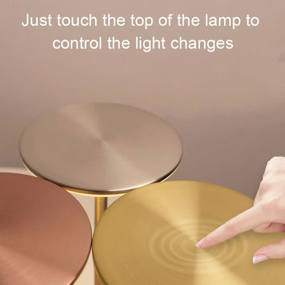 LED Table Lamp Touch Sensor Portable Bedroom Reading Lamp