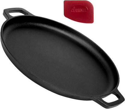 Cast iron Pizza Pan Griddle For Stovetop & Oven