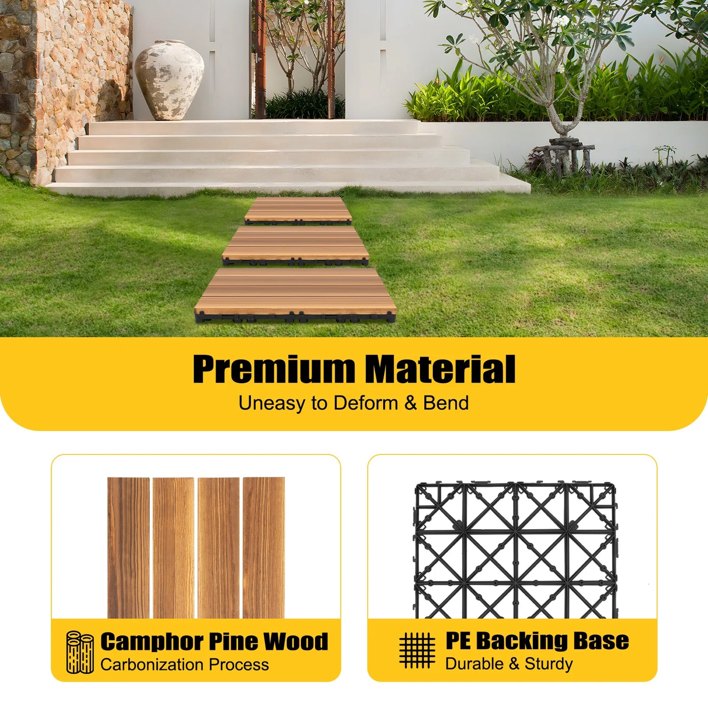 Wood Flooring Tiles Patio Bedrooms Gardens Outdoors