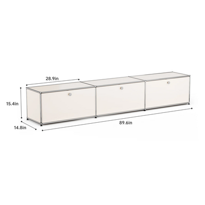 Modern Storage Cabinet Versatile Free-Standing Organizer For Bedroom