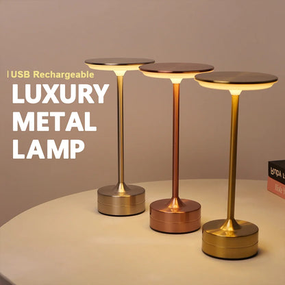 LED Table Lamp Touch Sensor Portable Bedroom Reading Lamp