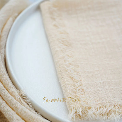 24 Pack Cotton Gauze Napkins For Wedding