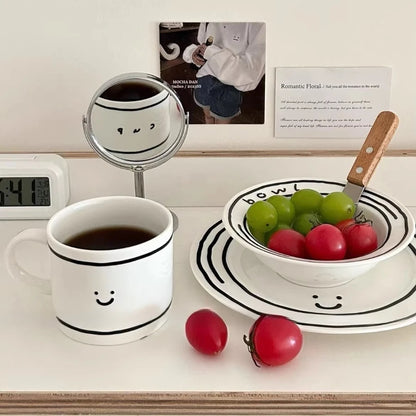 Ceramic Hand Painted Tableware Set For Breakfast & Meals