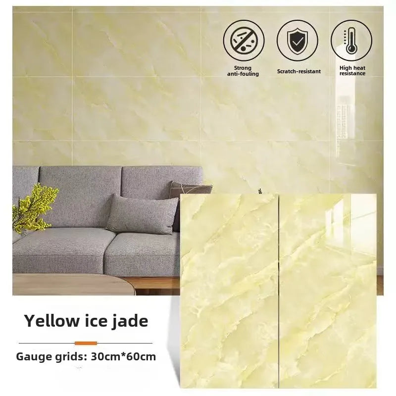 Self Adhesive Marble Stickers PVC Tiles Kitchen Bathroom