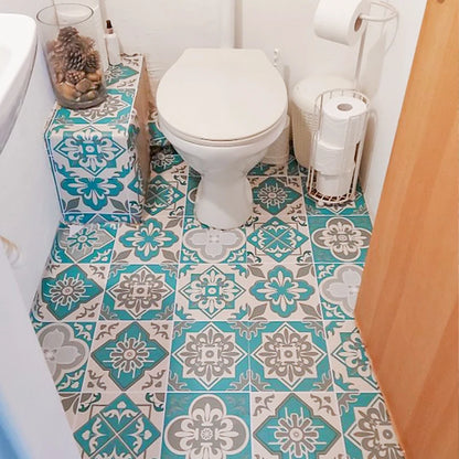 Self Adhesive Waterproof Tile Floor Bathroom Living Room.