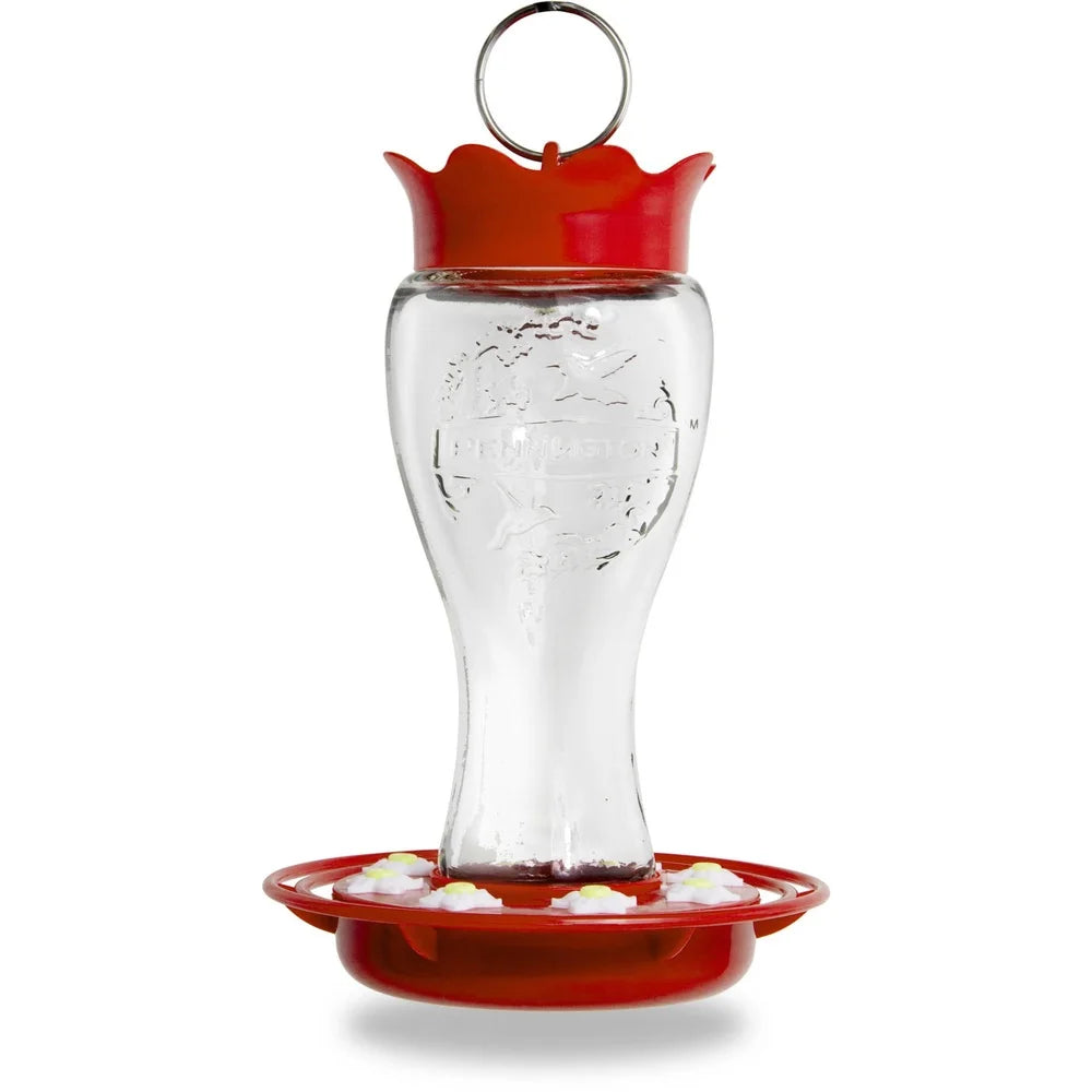 Glass Hummingbird Feeder Bee Resistant Easy Clean For Outdoors