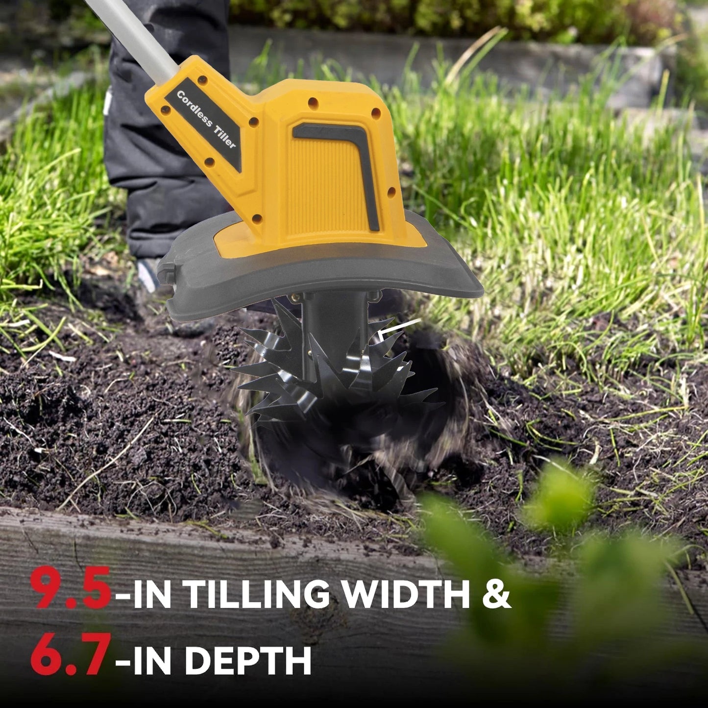 Mini Electric Tiller With Battery For Outdoor Use