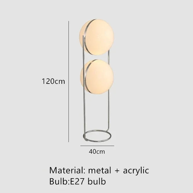 Modern Chrome Floor Lamp Standing Living Room