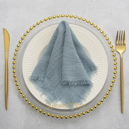 24 Pack Cotton Gauze Napkins For Wedding