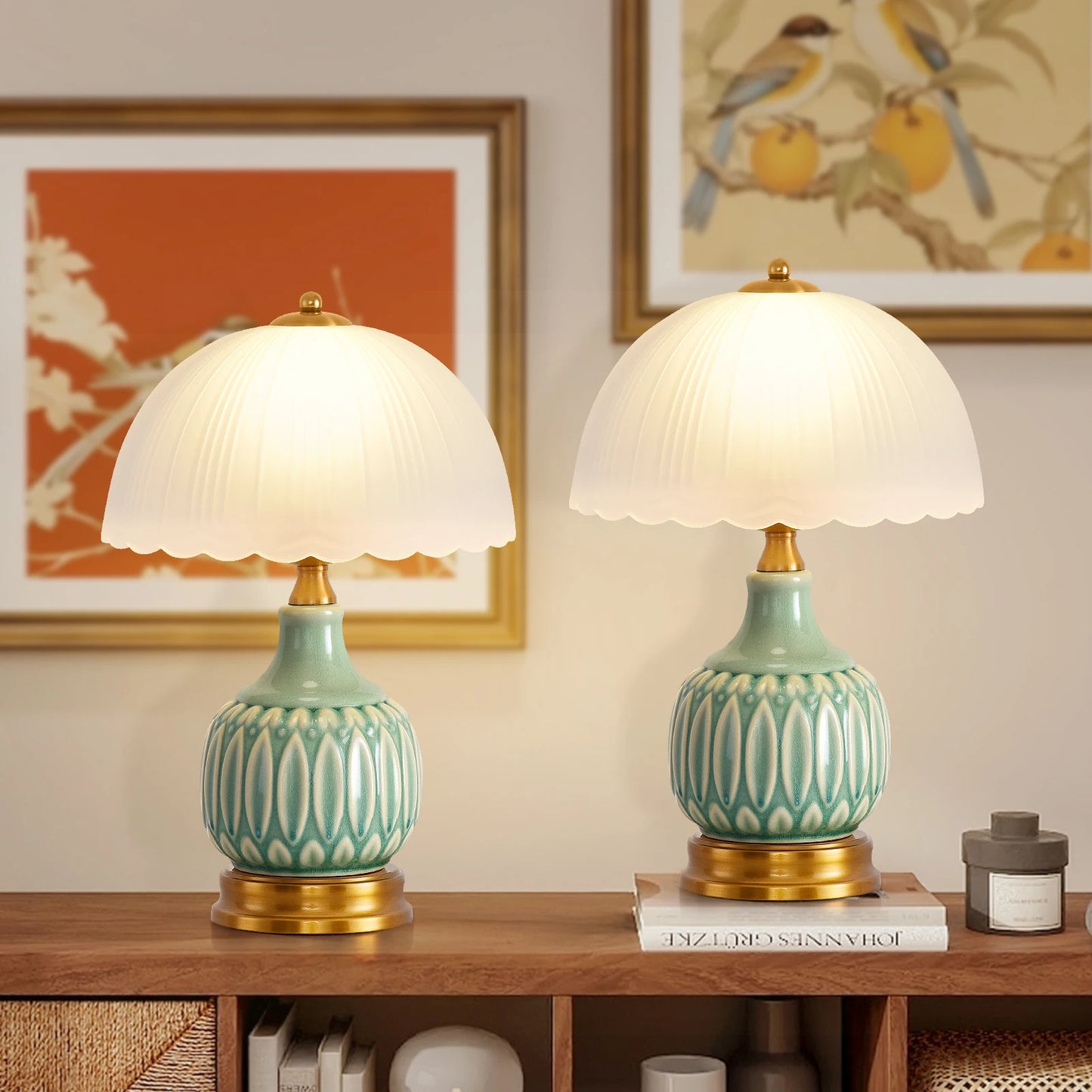 Vintage Lamp For Living Room Bedroom Nightstand