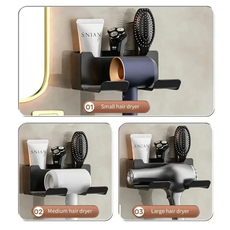 Hair Dryer Holder Wall Mounted For Your Bathroom