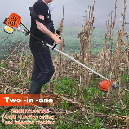 2 in 1 Gas Powered Weed Wacker & Hedge Trimmer