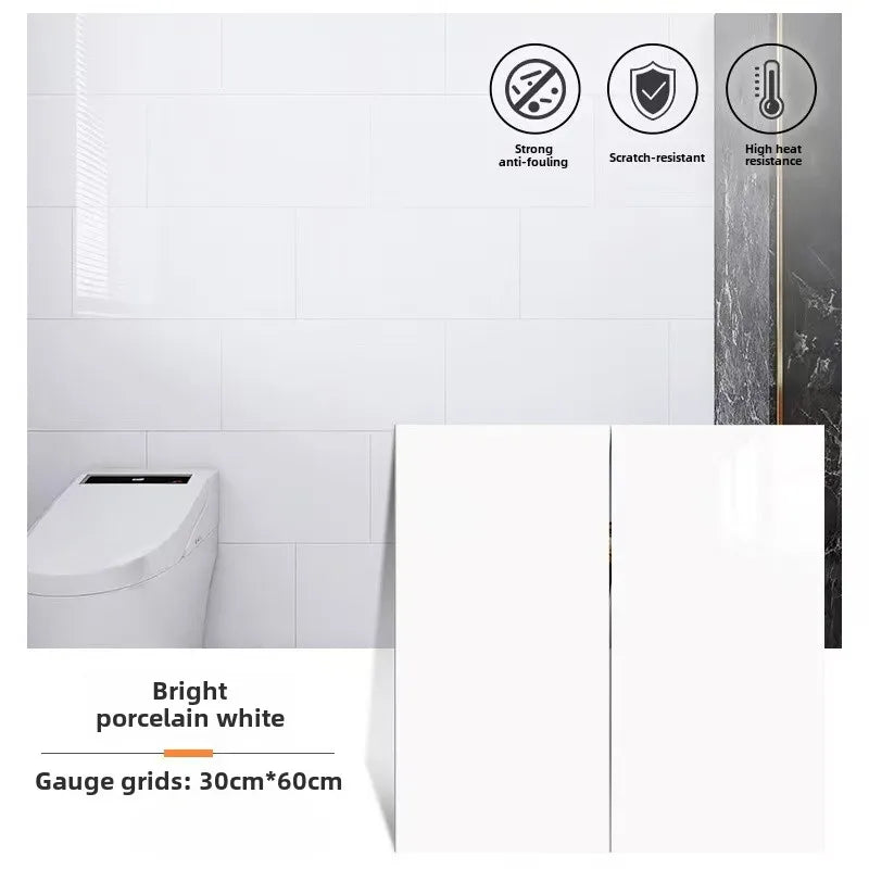 Self Adhesive Marble Stickers PVC Tiles Kitchen Bathroom