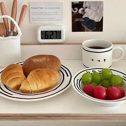 Ceramic Hand Painted Tableware Set For Breakfast & Meals