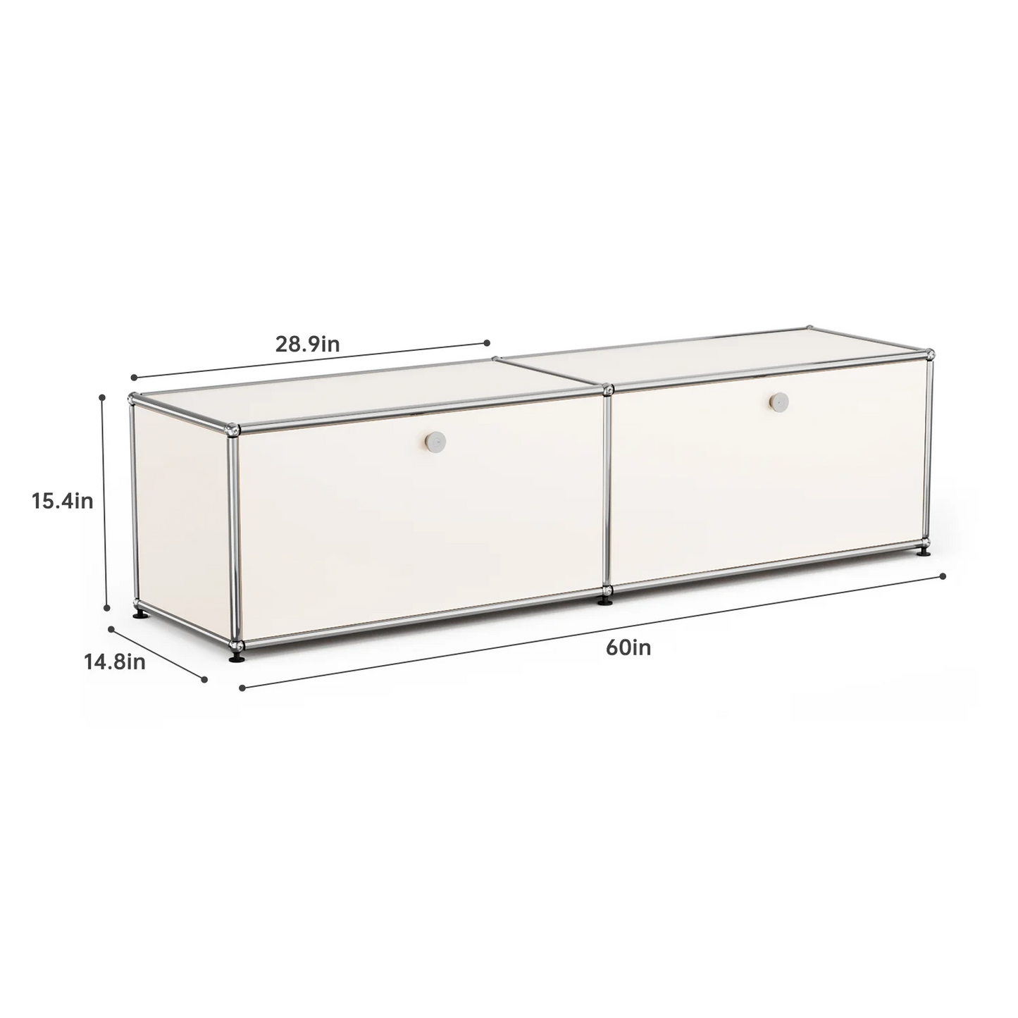 Modern Storage Cabinet Versatile Free-Standing Organizer For Bedroom