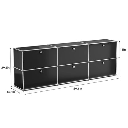 Modern Storage Cabinet Versatile Free-Standing Organizer For Bedroom