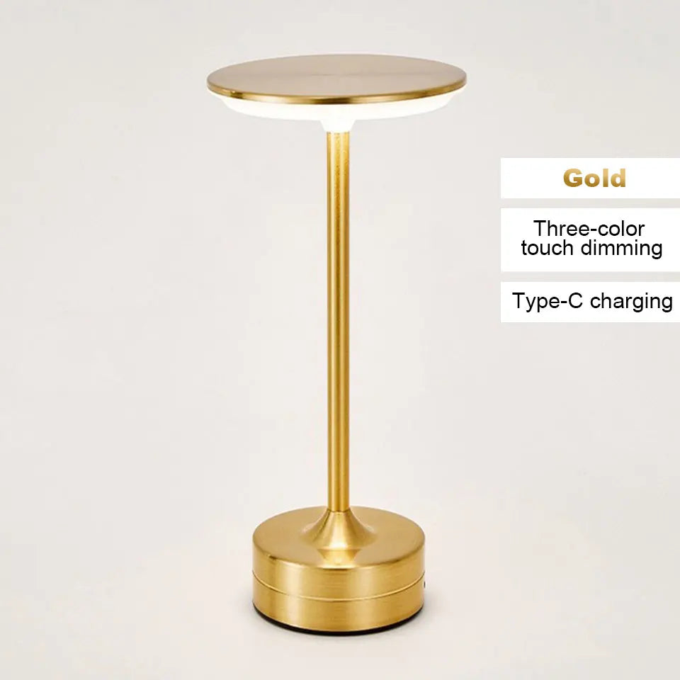 LED Table Lamp Touch Sensor Portable Bedroom Reading Lamp