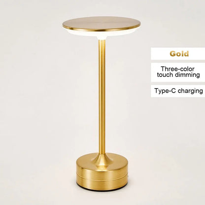 LED Table Lamp Touch Sensor Portable Bedroom Reading Lamp