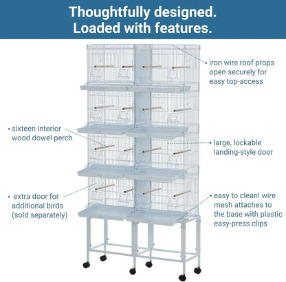 Parrot Playstand With Wheels Bird Cage Stand And Ladder