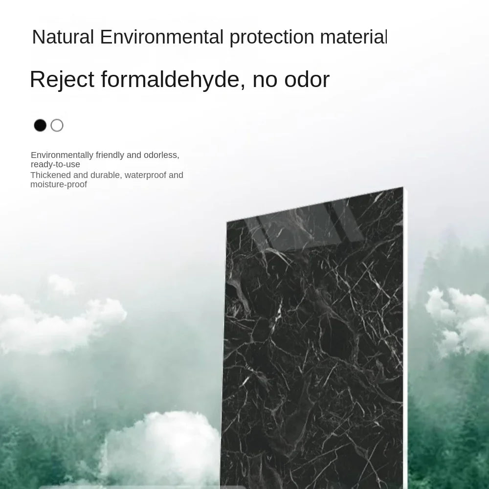 Self Adhesive Marble Stickers PVC Tiles Kitchen Bathroom