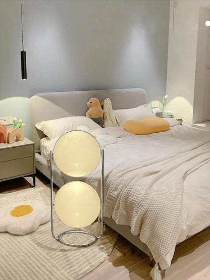 Decorative Floor Lamp Chrome Ball For Livingroom