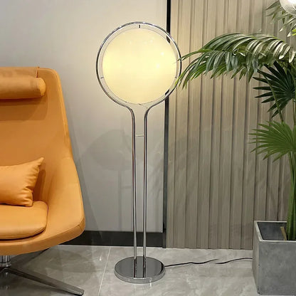 Decorative Floor Lamp Chrome Ball For Livingroom