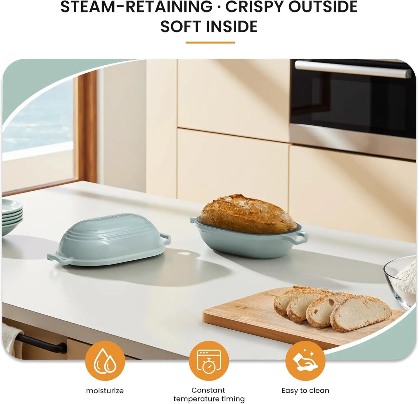 Enameled Cast Iron Dutch Oven For Baking
