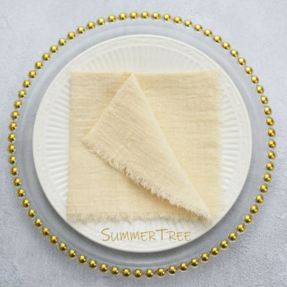 24 Pack Cotton Gauze Napkins For Wedding