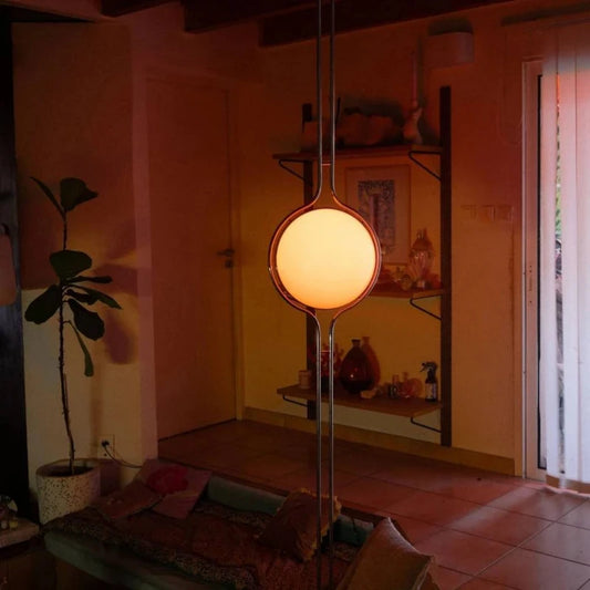 Modern Chrome Floor Lamp Standing Living Room