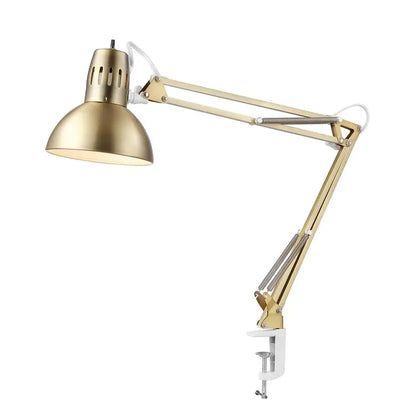 Electric MultiJoint Desk Lamp With Metal Clamp And Switch