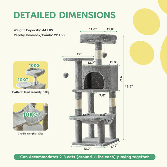 Tall Indoor Tree Tower Indoor Scratching Post