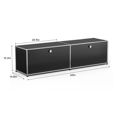 Modern Storage Cabinet Versatile Free-Standing Organizer For Bedroom