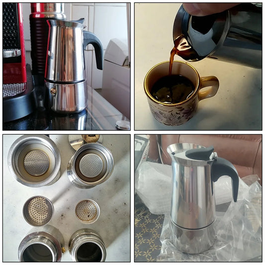 Coffee maker Stainless Steel Pot For Kitchen