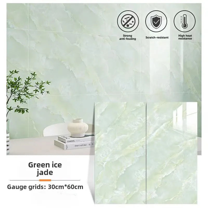 Self Adhesive Marble Stickers PVC Tiles Kitchen Bathroom