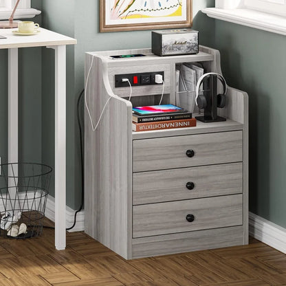 Nightstand With Charging Station For Your Bedroom